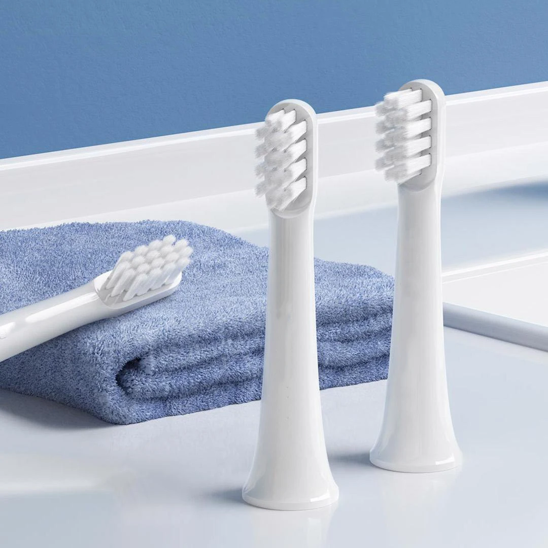 Toothbrush Heads For Xiaomi Mijia T100 Sonic Electric Brush, 2/4/6 PCS Non-original Replacement Toothbrush Head Vacuum Packaging