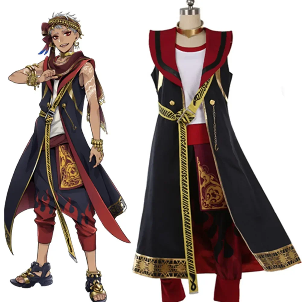 Game Twisted-Wonderland SCARABIA kalim Uniform Cosplay Costume