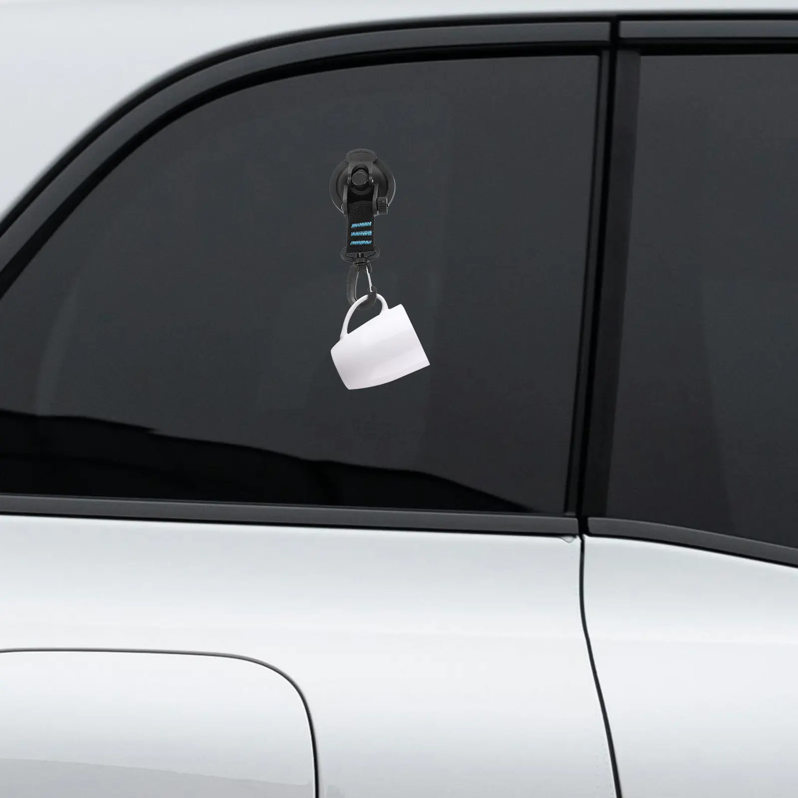 4Pcs Multi-Function Suction Cup Hooks Heavy Duty Vacuum Hooks for Tent Awning Car Side Mount Outdoor Climbing Portable Hanger