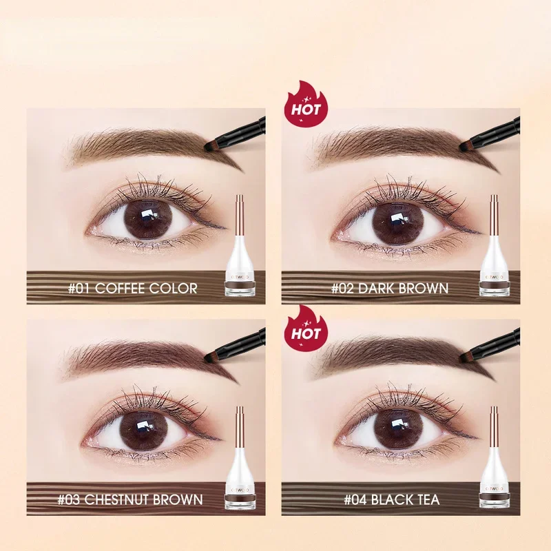 Eyebrow Dye Waterproof Makeup Shadow for Eye Brow Wax Long Lasting Eyebrow Gel Makeup Brow BrushTools Enhancer Cream