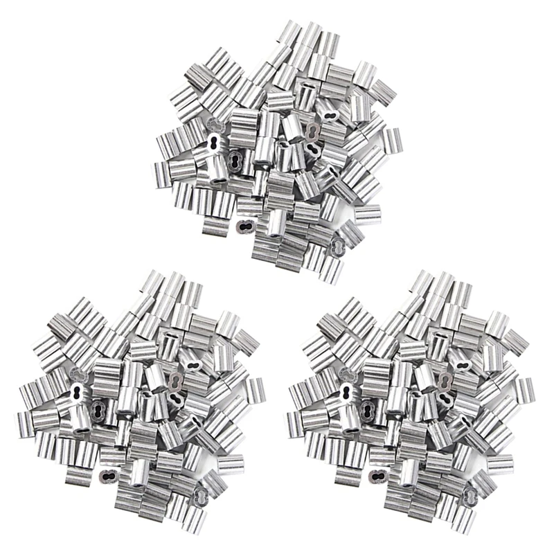 Tuleja zaciskowa aluminiowa ABMO 360X do lin i kabli o średnicy 2 mm