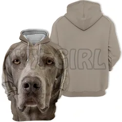 Weimaraner-๋๋ฌผ ๊ฐ ํดํผ 3D ํ๋ฆฐํธ ํ๋ ์ ๋์น์ค ํ์ค๋ฒ, ์ฌ๋ฏธ์๋ ๊ฐ ํ๋, ์บ์ฃผ์ผ ์คํธ๋ฆฌํธ ์ด๋๋ณต