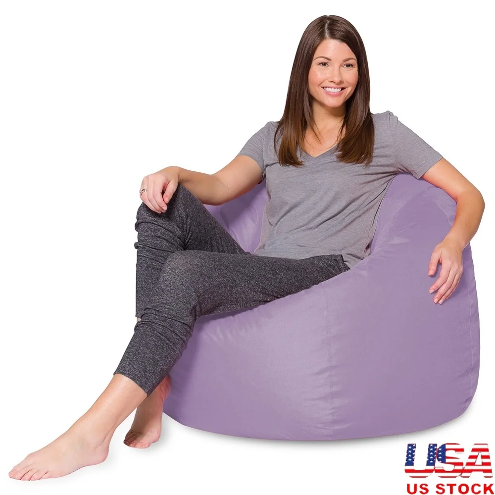 

Bean Bag Chair Adults Kids Comfortable Lounge Furniture Relaxation Game Reading Study Bedroom Office Playroom Cozy Soft Seating