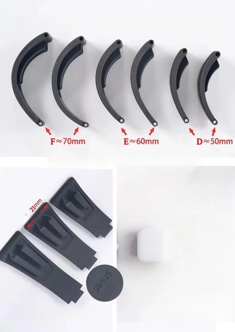 TOP A Rubber Watch Strap For RX 42 Yacht 226659 Special Watch Strap 21MM