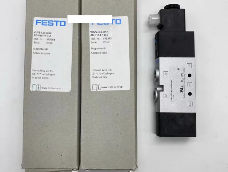 New Original FESTO solenoid valve VUVS-L20-M52-AD-G18-F7-1C1 575263