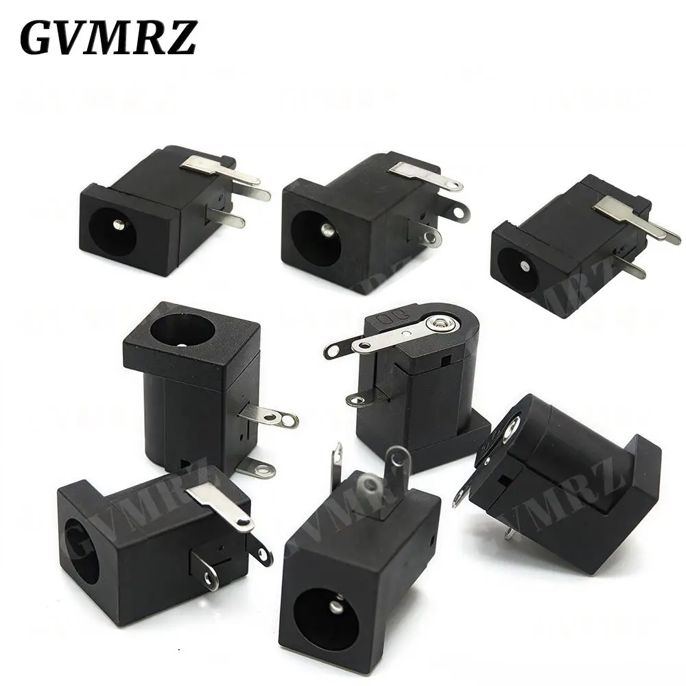 10PCS DC-002 3.5*1.3 MM Male DC Plug/DC Power Jack Female Charging Socket 3.5x1.3mm Mini DC Socket Female 3.5x1.1 mm Connector
