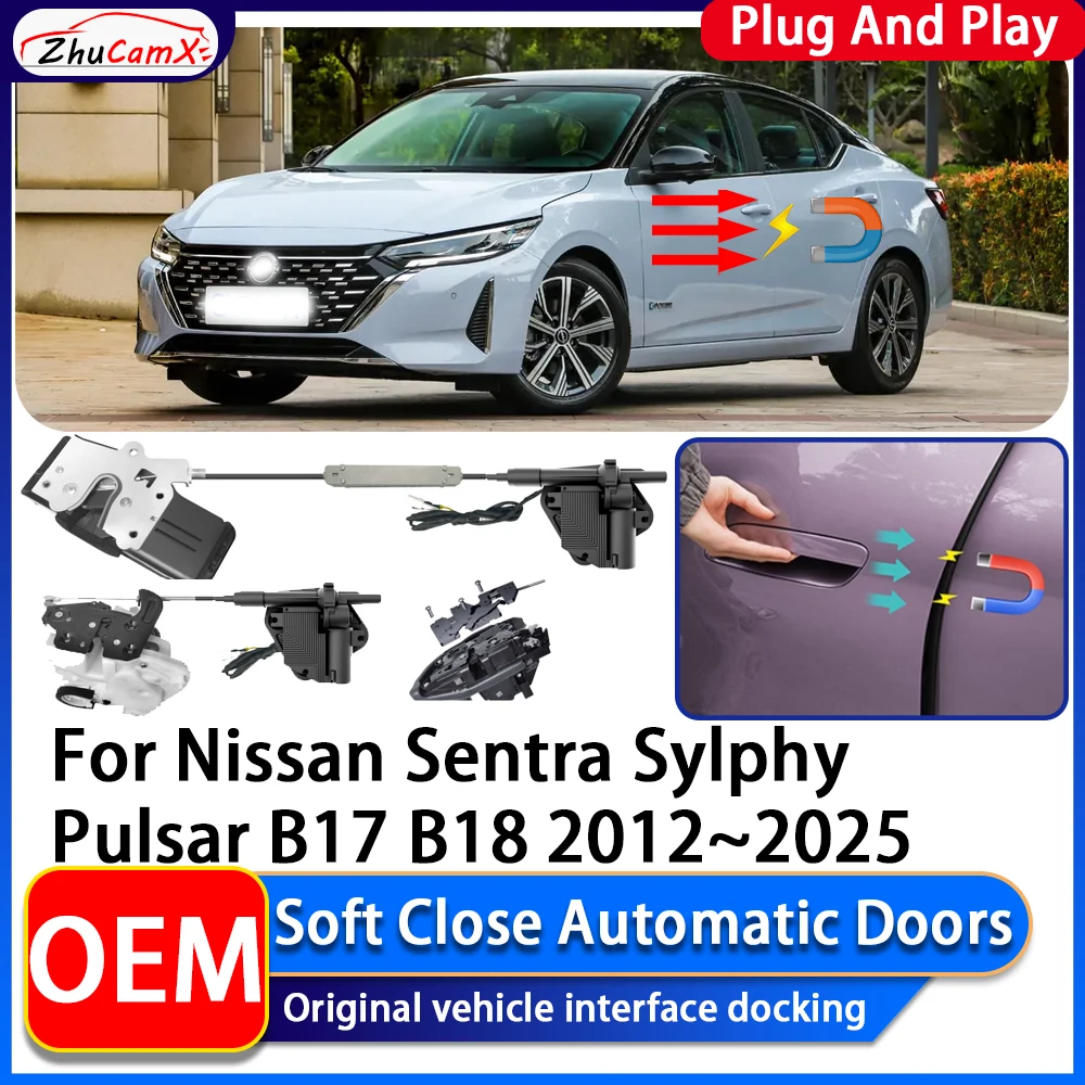 

OEM Electric Suction Power Soft Close Car Door Automatic Door Closing System For Nissan Sentra Sylphy Pulsar B17 B18 2012~2025