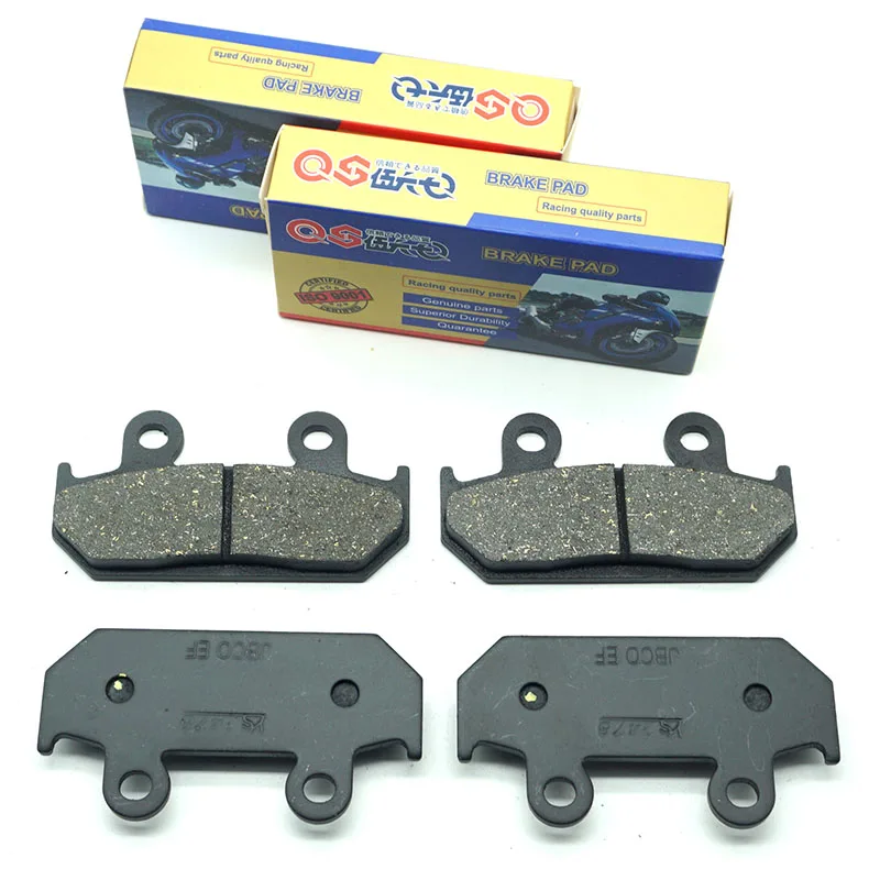 Motorcycle Front Rear Brake Pads for HONDA CBR250 Hurricane CBR250R (MC17) VFR400R H 1987 XRV750A Twin (RD04) 1990-1992 CBR 250