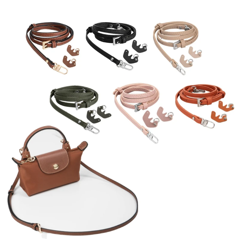 Purse Strap Versatile Stylish Adjustable Handbag Strap Shoulder Bag Strap PU Leather Bag Strap for Small Bag DIY Bag Accessories