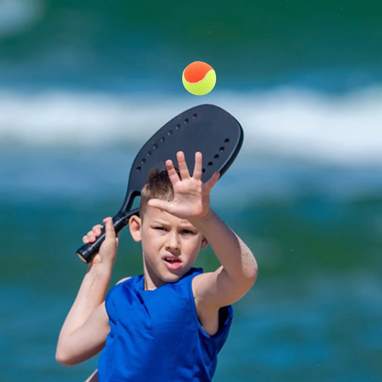 

2 шт. теннисных мячей, эластичные, для игр на площадке, для игривых тренировок, для пляжа