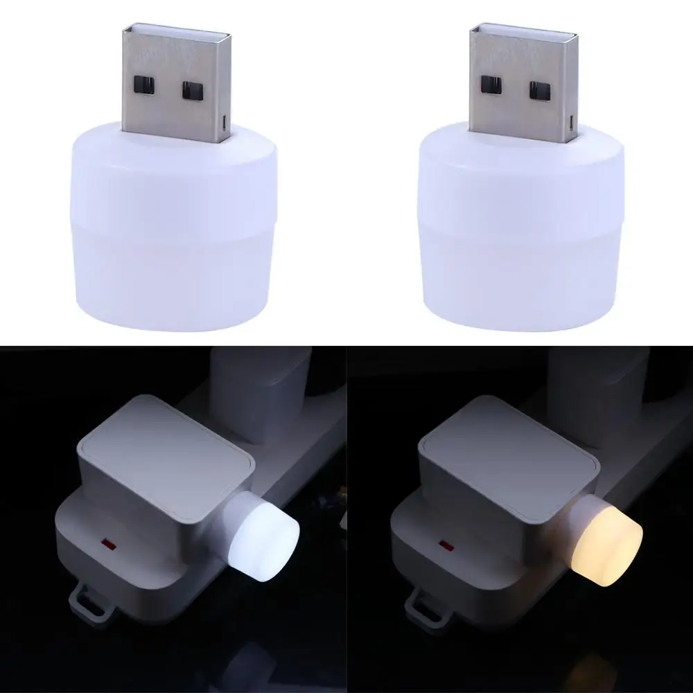 Mini portátil USB LED abajur, iluminação luz da noite, luzes de cabeceira, viagens, leitura, livro, casa