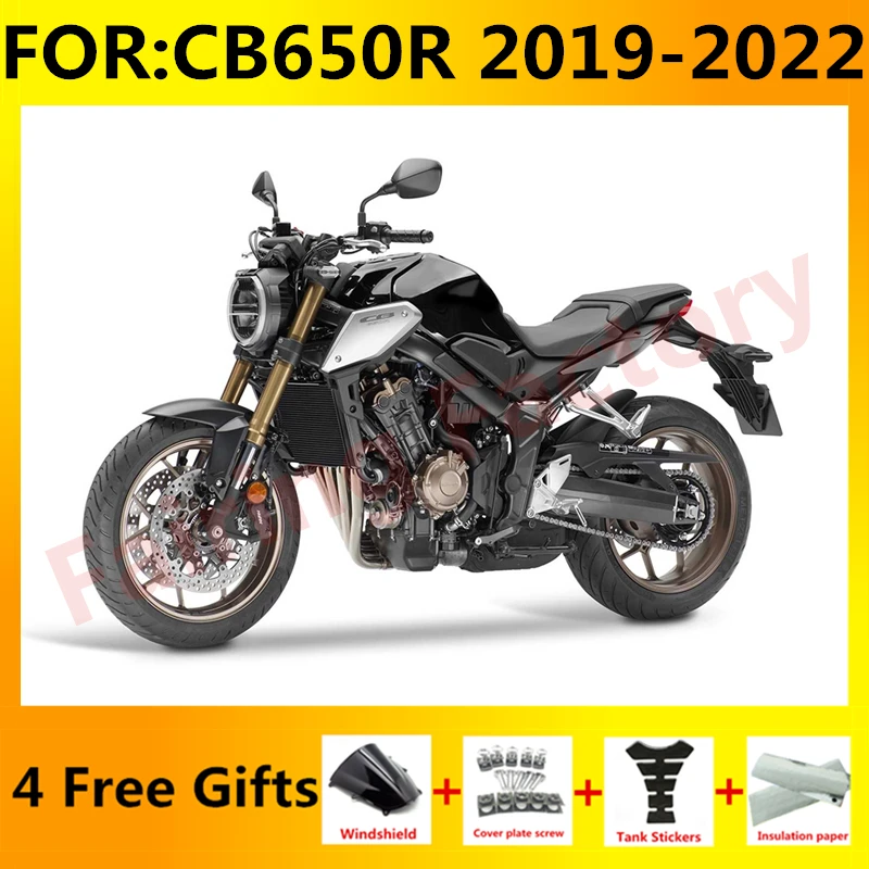 

NEW ABS Motorcycle Fairings Kit Fit For CB650r 16 17 18 CB 650R CB650 R 2019 2020 2021 Bodywork full Fairing kits black silver