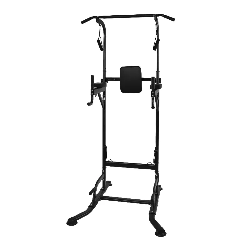 

Adjustable Height Home Gym Workout Power Tower Dip Station Pull Bar Multi-Function Fitness Strength Training Equipment Steel