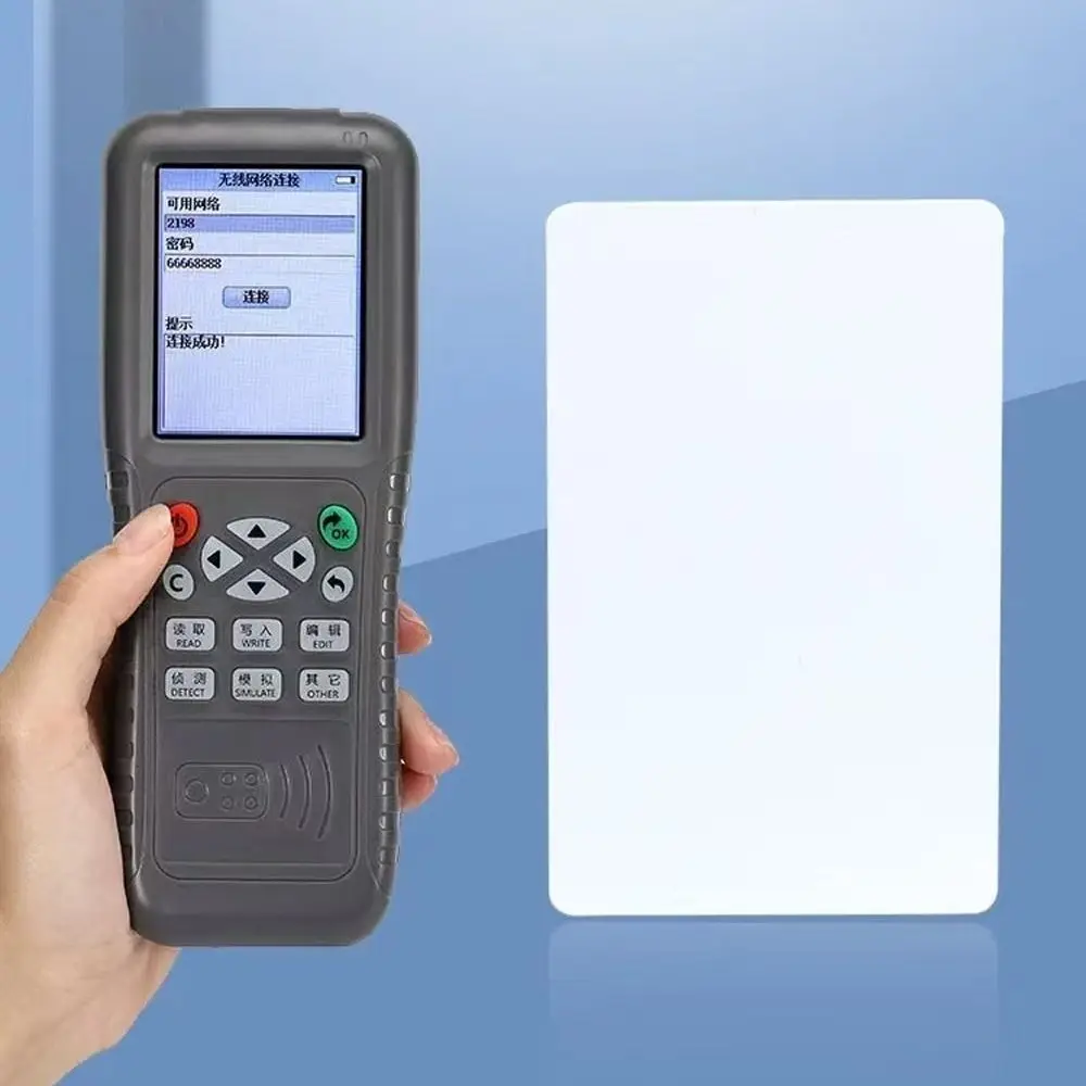 10pcs 13.56MHz Frequency ICID Access Control Card 1K S50 Chip Blank Attendance Management Card Dual Chip NFC Compatible