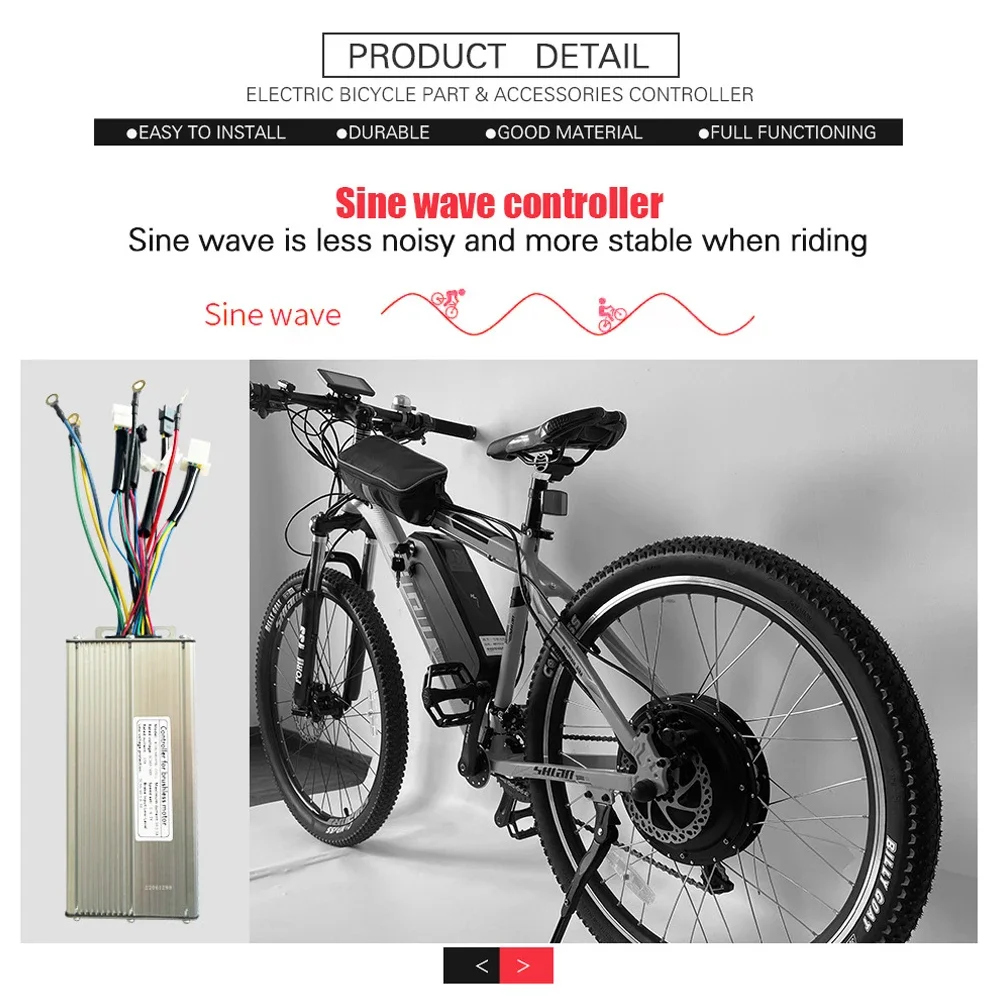 

Ebike Sinewave Controller KT-30A Ebike Sinewave Controller For 1000W Brushless Motor KT-30A With Lightline Brand New