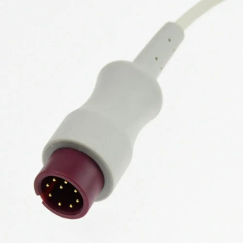 كابل طويل للكبار بمشبك إصبع Slicone Spo2 لجهاز مراقبة المريض التناظري من سلسلة Biolight S