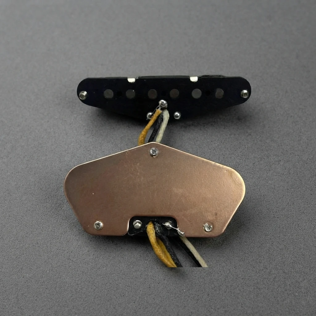 Vintage Texas Tone Bridge Pickup, Alnico 5 Magnet, Staggered Pole, Cloth Wire, Mounting Hardware for TL Replacement Part