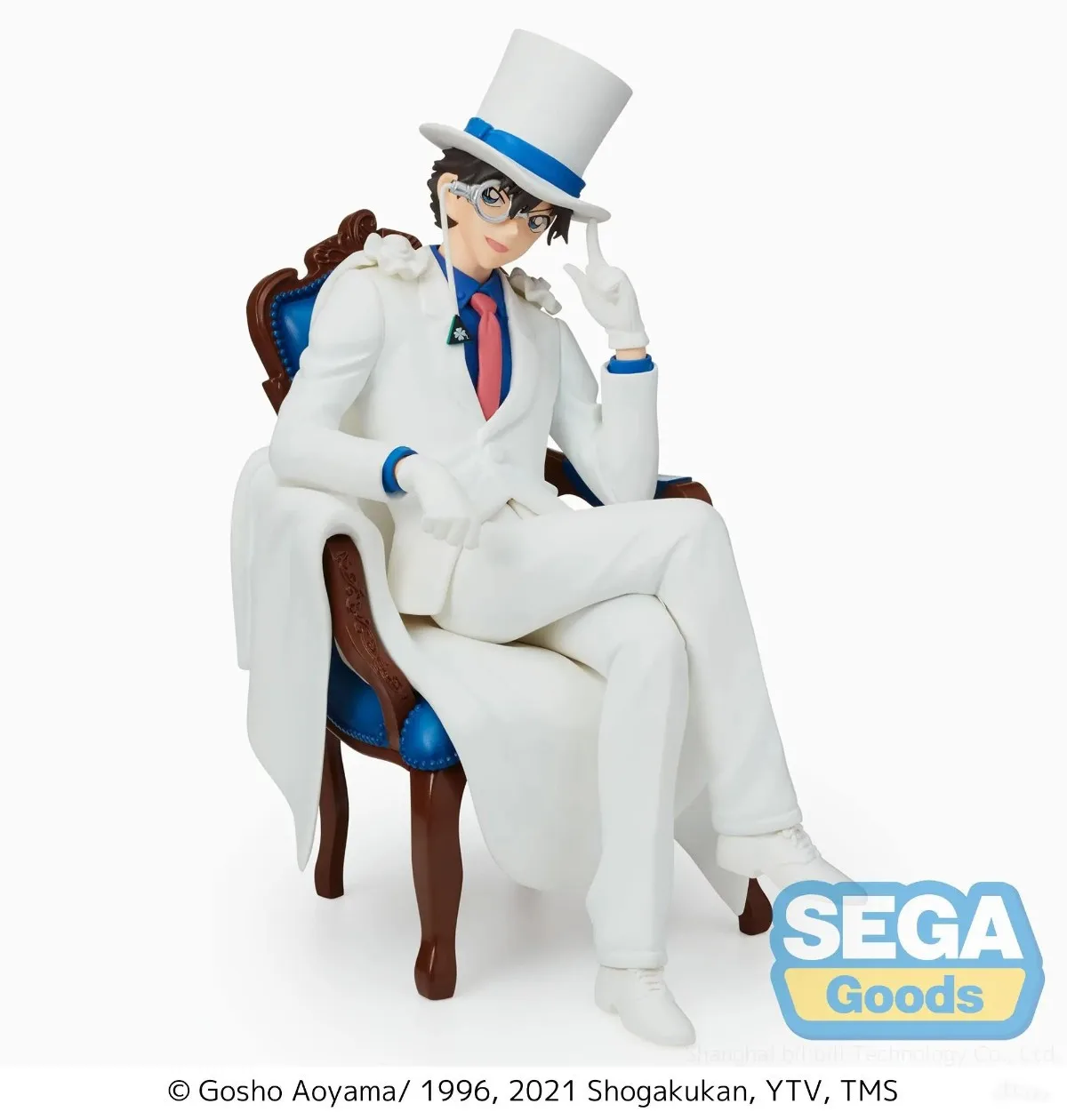 Original SEGA PGSF DETECTIVE CONAN Kaitou Kid Anime Figure Toys  Kid the Phantom Thie Premium Grace Situation Figure PVC Model