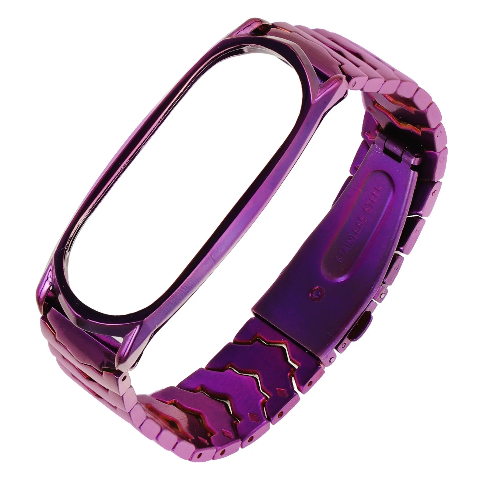 Elegante cinturino in metallo per cinturino resistente 5 4 3 Cinturino squisito congiunto interamente in acciaio lucido