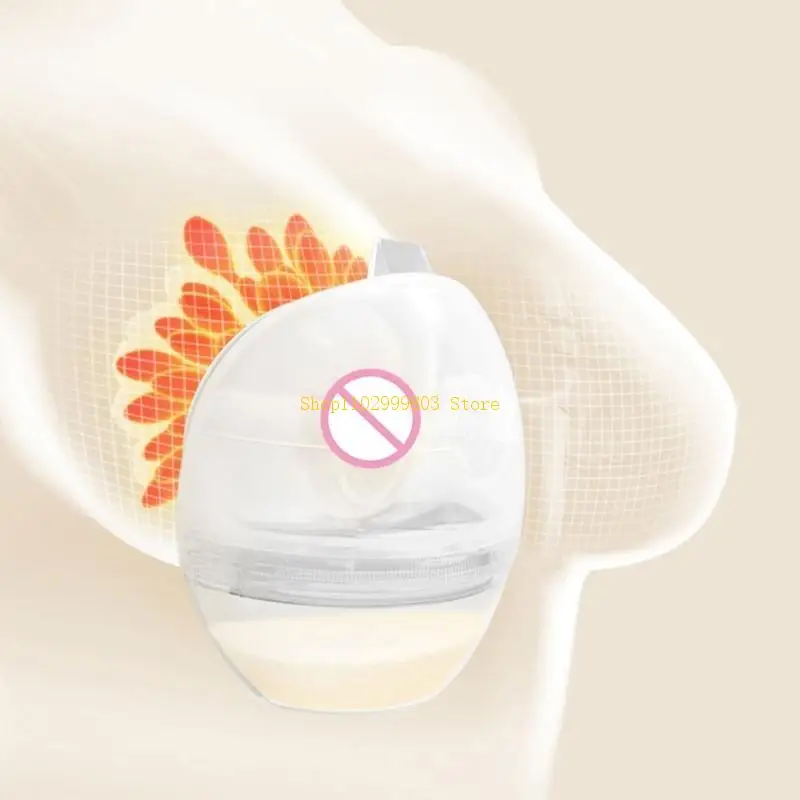 مضخة حليب الثدي الفعالة للأمهات بعد الولادة يمكن ارتداؤها J0MF #4