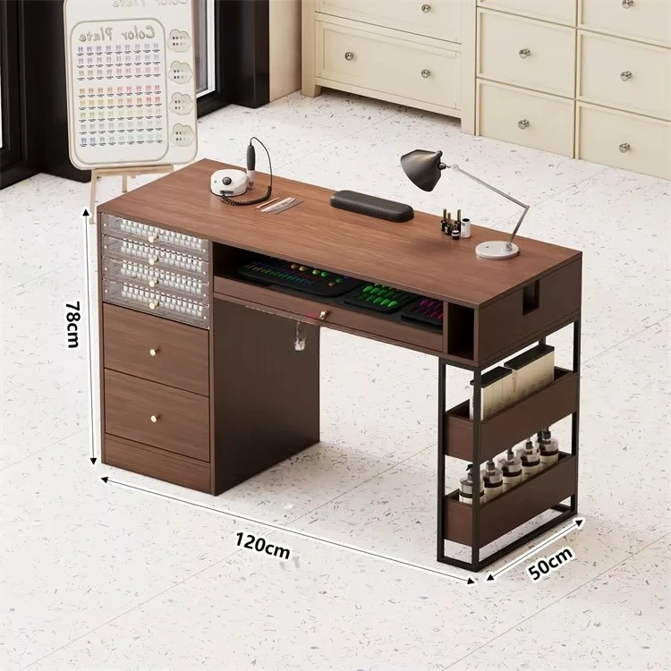* Nail Art Table  Vacuum Cleaner Table Single Double Manicurist Workbench Table and Chair Set