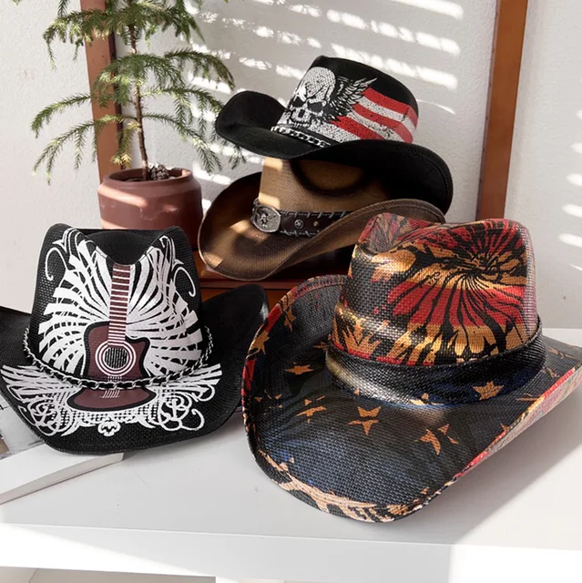 Nowa seria kapelusz kowbojski damski męski Vintage dżentelmen kapelusz derby Panama kowboj jazzowy kapelusz Sombrero Hombre