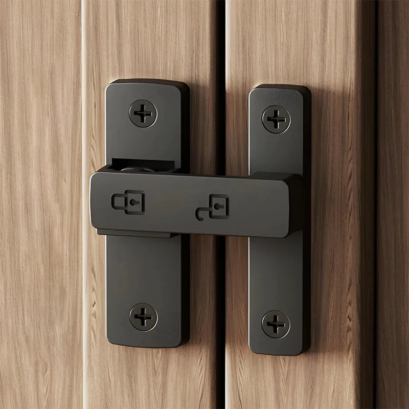 

Дверной замок 90/180 градусов, сарайный болт, литой крючок из нержавеющей стали, защелка, замки для оконного шкафа с винтами, прямоугольный замок для раздвижных ворот