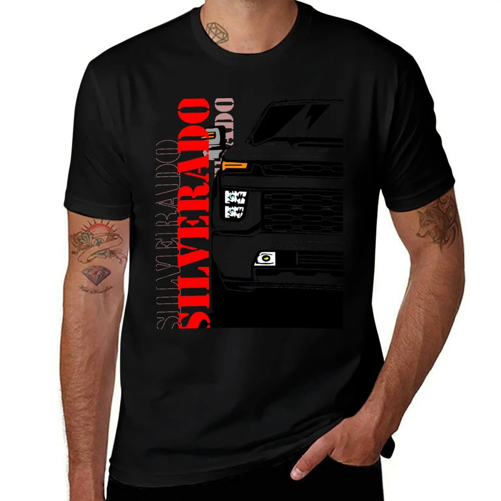Silverado T-Shirt Large Size Loose Casual Tee T-Shirt