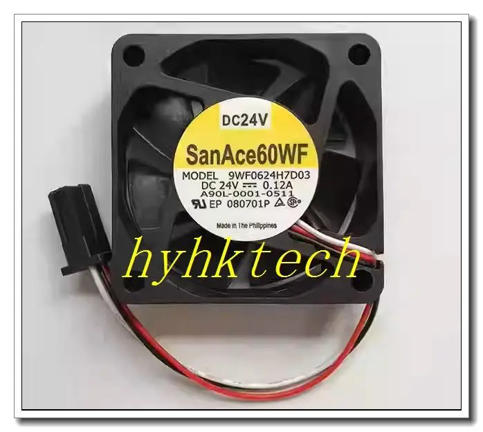

9WF0624H7D03 A90L-0001-0511 Вентилятор 24В с оригинальным разъемом, 100% протестирован перед отправкой.