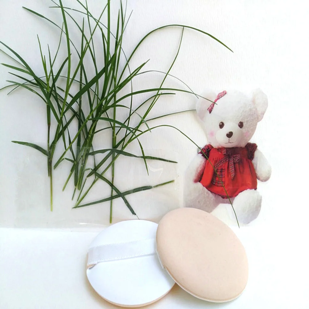 12 Stück Puderquaste, runder Make-up-Schwamm, weich, langlebig, Foundation-Applikator für Gesichtsreisen, Salongebrauch