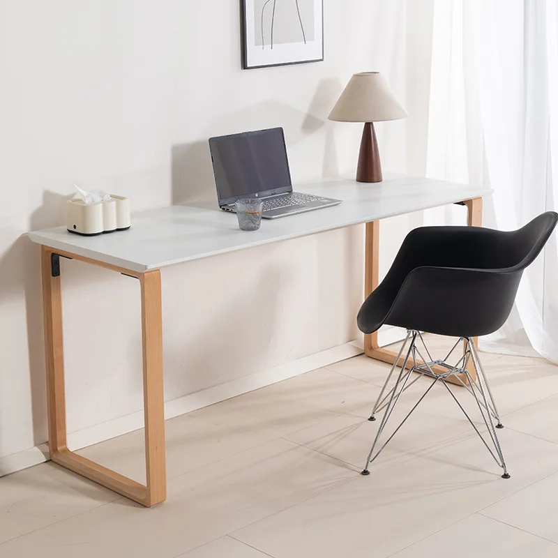 

Nordic style desk by the window Long table Internet celebrity Double home office Computer desk Simple study Extended table