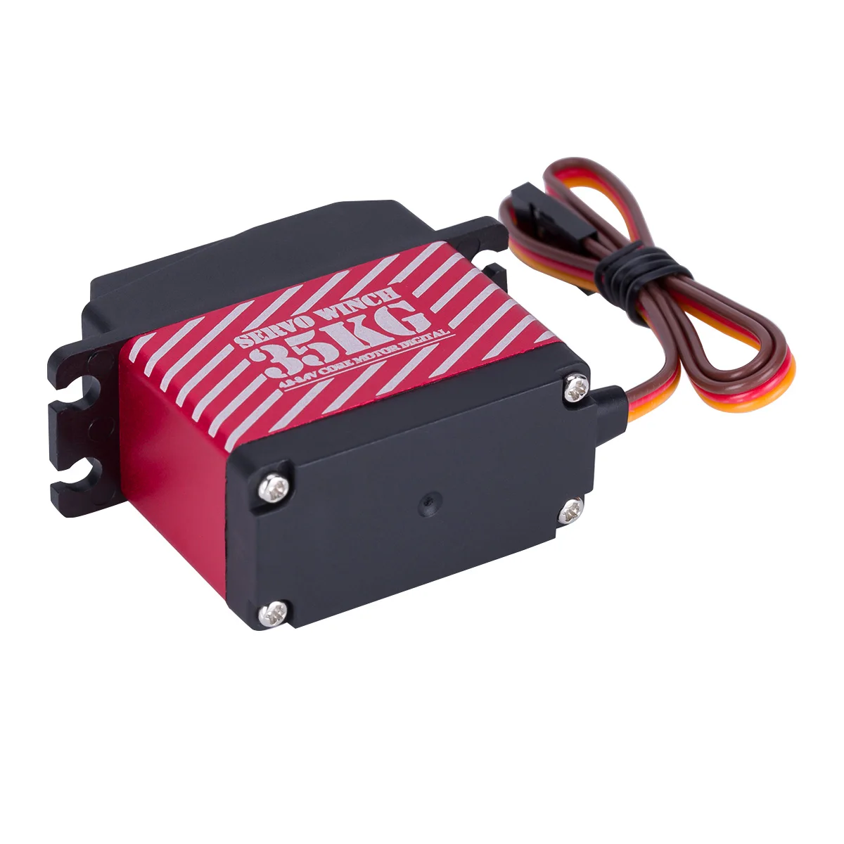 Servo Digital de gran Torque, cabrestante de línea de gancho de remolque, impermeable, 35KG, 360 °, para coche, barco, avión, camión, Robot, actualización DIY