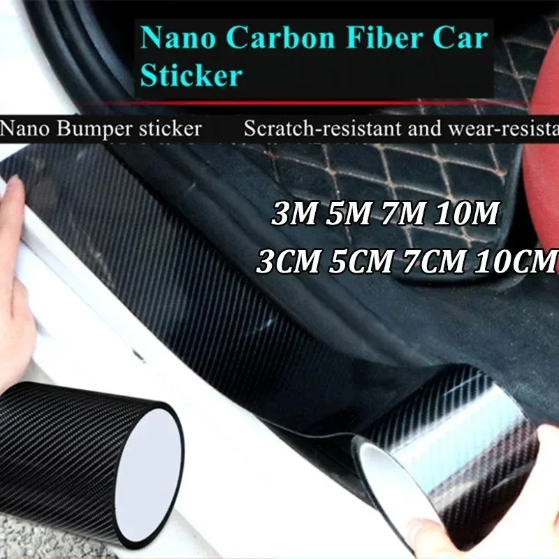 

Carbon Fiber Automotive Tape Car Door Edge Guards Door Sill Protector Anti Collision Film Scratch Cover Strip Tape DIY Film Tool