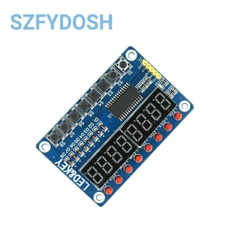 TM1638 Module Key Display For AVR Arduino New 8-Bit Digital LED Tube 8-Bit