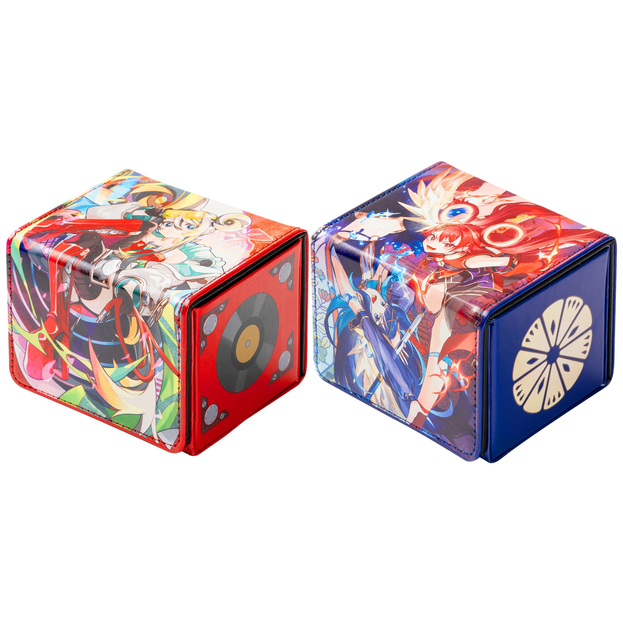 

Diy Self Made Yu-Gi-Oh! Killer Melody Recordist Card Storage Box Ws Opcg Ptcg Ygo Leather High-End Card Storage Box Gift Toys