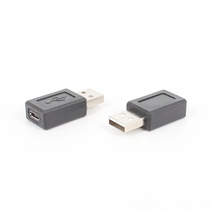 Micro USB Type B Female to USB Type A Male Converter Adapter Plug