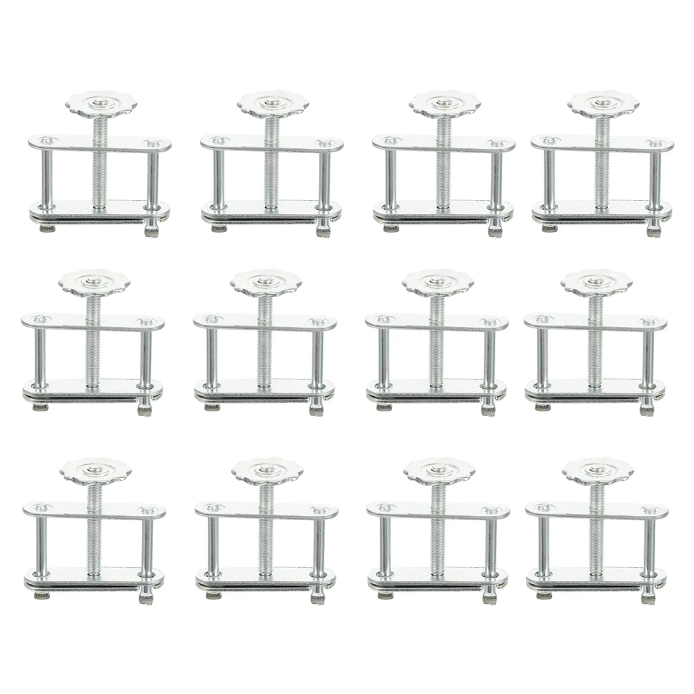 12pcs Swivel Screw Adjustable Clamps Flow Control Tubing Clamp For Labs Rust Resistant Ergonomic Grip Strong Load