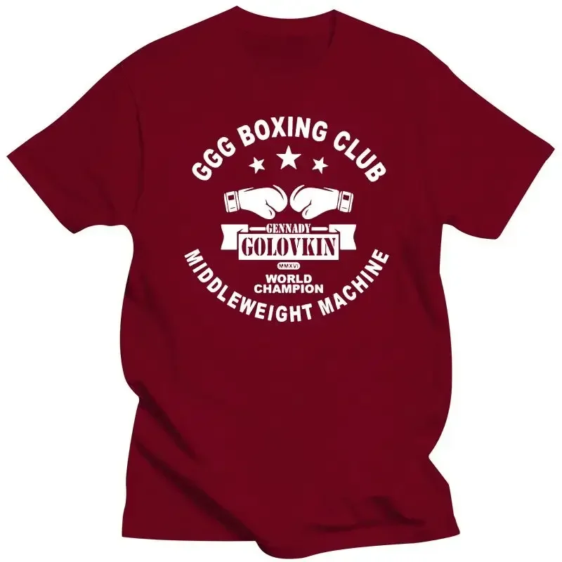 Golovkin Team T Shirt  Unisex Heavy Cotton Tee Mens Clothing GGG Boxing Club T Shirt  harajuku  oversized t shirt  men clothing image 6