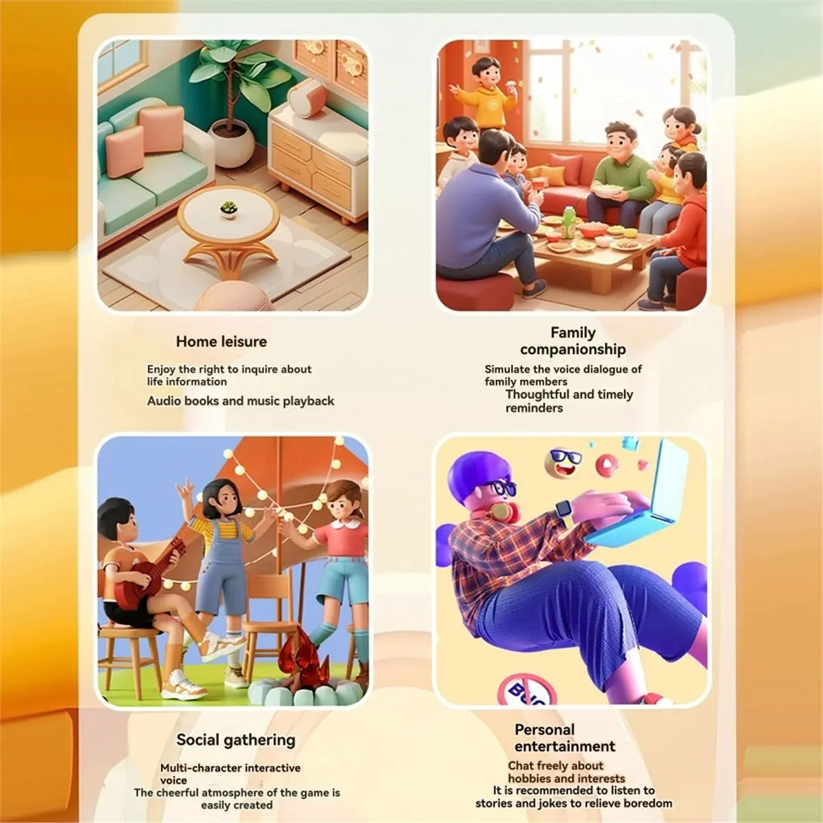 

【Some】AI Chat Robot Ретро-динамик 2,0-дюймовый дисплей ESP32-S3 Chatbot AI Голосовой робот для чата Doubao Xiaozhi AI Динамик Бежевый