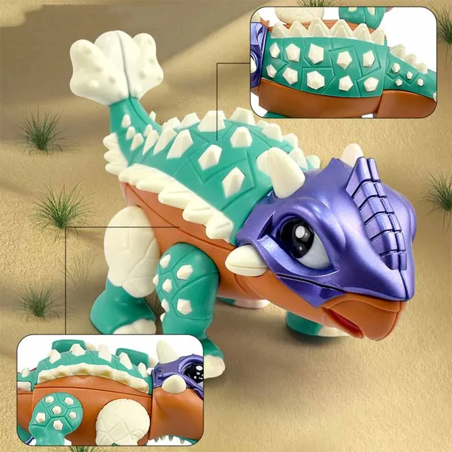 Dinosaur Cube Ankylosauru 2x2x3 Cute Cool Logic Toy Professional Educational Fidget Smart Game Puzzle Dino Cubo Magico 223 2*2*3