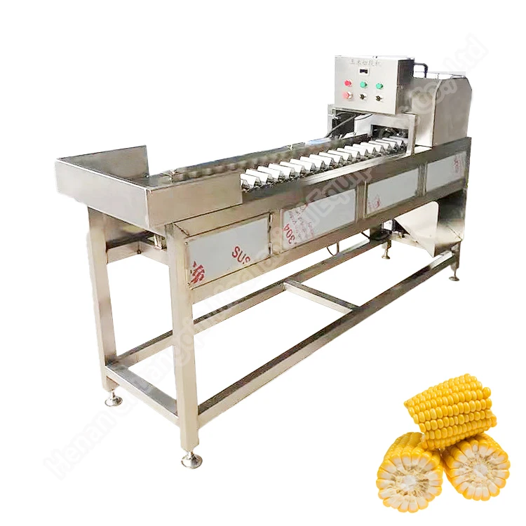 New design sweet corn head cutting machine with high quality