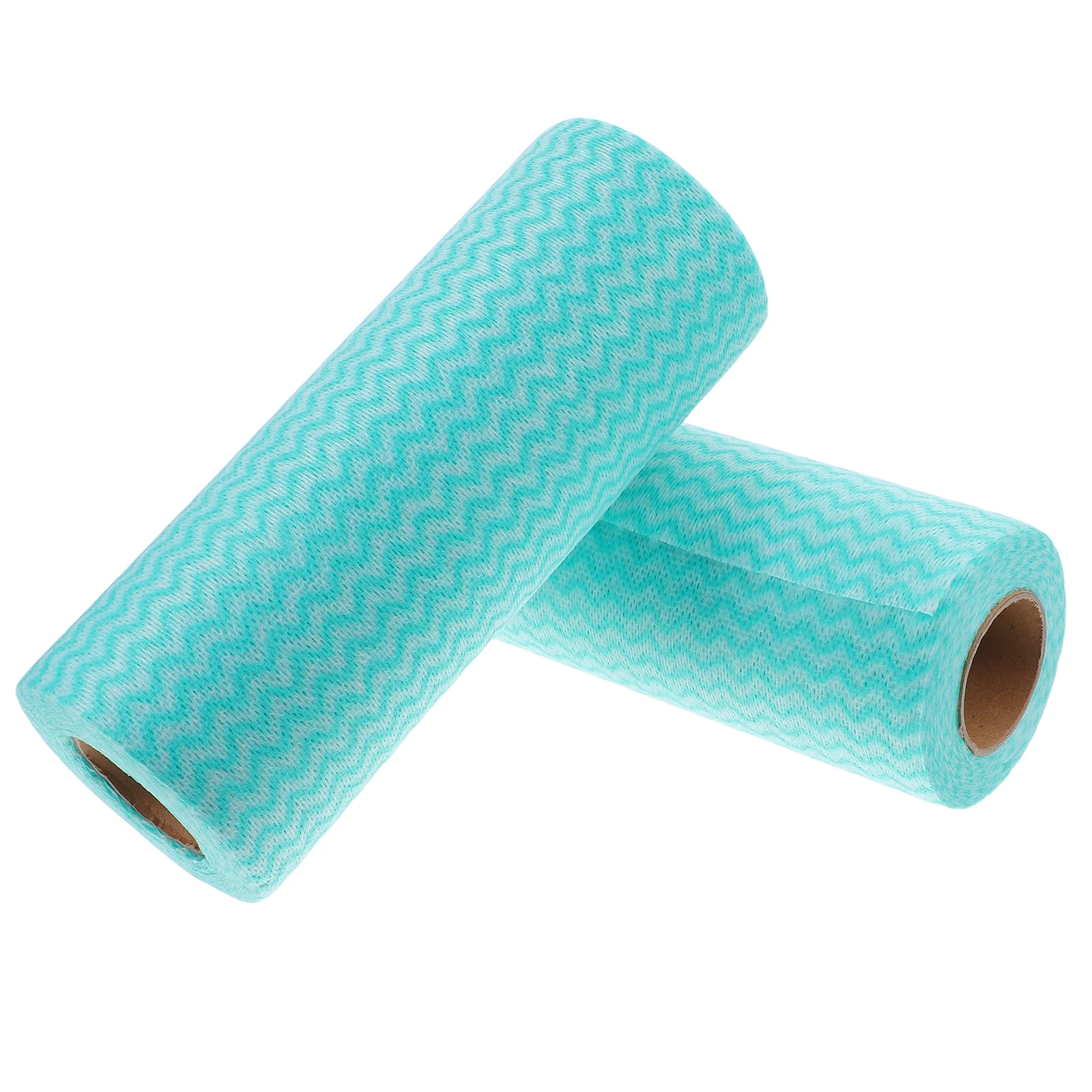

2 Rolls 100pcs Disposable Kitchen Rags Washable Oil Resistant Absorbent Reusable Dish Cloths Lightweight