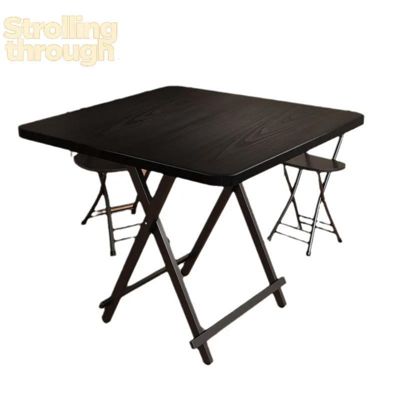 

Складной стол, обеденный стол для дома, простой портативный обеденный стол, квадратный, для небольшой квартиры, простой, для приема пищи