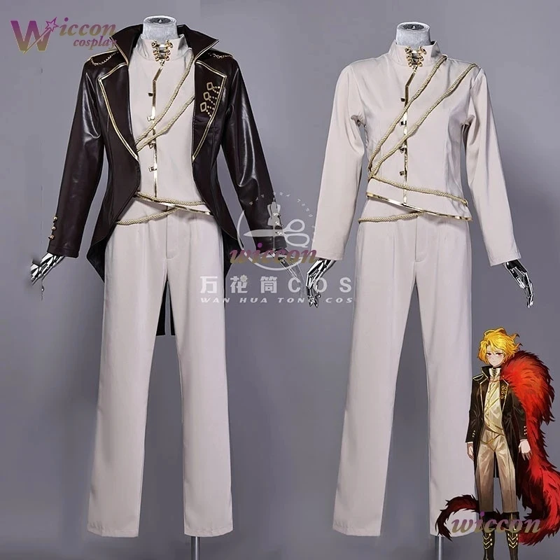 6'h\b/5;e,8\v,5/Uniform Limbus Company Sancho Cosplay Knight Uniforms Don Quixote Halloween Wig Costume Girls Outfits d;5'b\7/m'