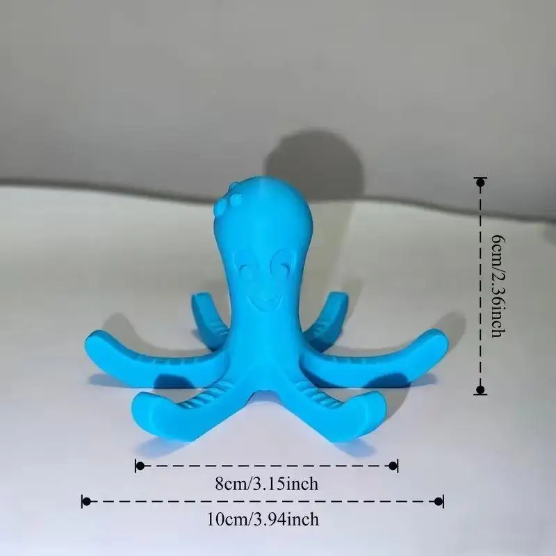 Effective 3D Octopus-shaped Single Unit Drying Rack for Rapid Water Bottle Drying; Fits Various Cups