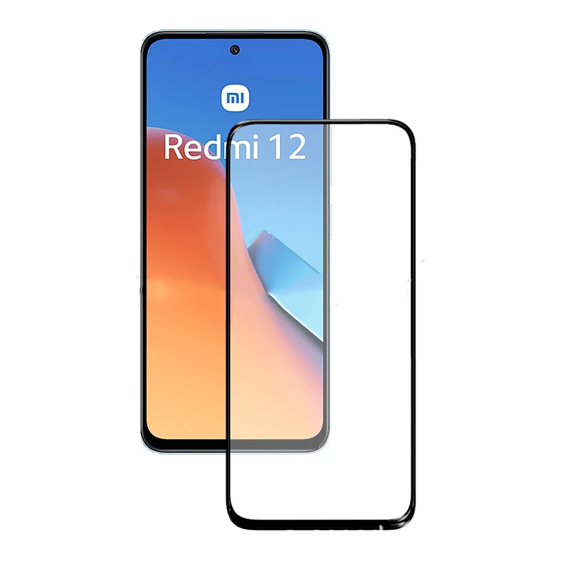 HD Tempered Glass for Xiaomi Redmi 12 6.79 Inch 9H Clear Screen Protector for Redmi12 2.5D Ultra Thin 9D Protective Front Film