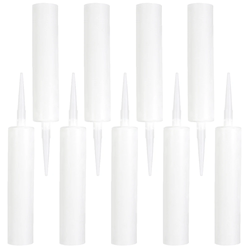 

9 Pcs Empty Hose Waterproof Reusable Caulking Sealant Tubes Ink Refillable Applicator
