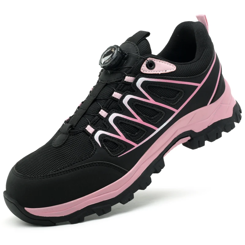 Veiligheidsschoenen voor dames Werklaarzen met stalen neus Ademende lekbestendige sportwerksneakers Comfortabele veiligheidslaarzen voor de constructie