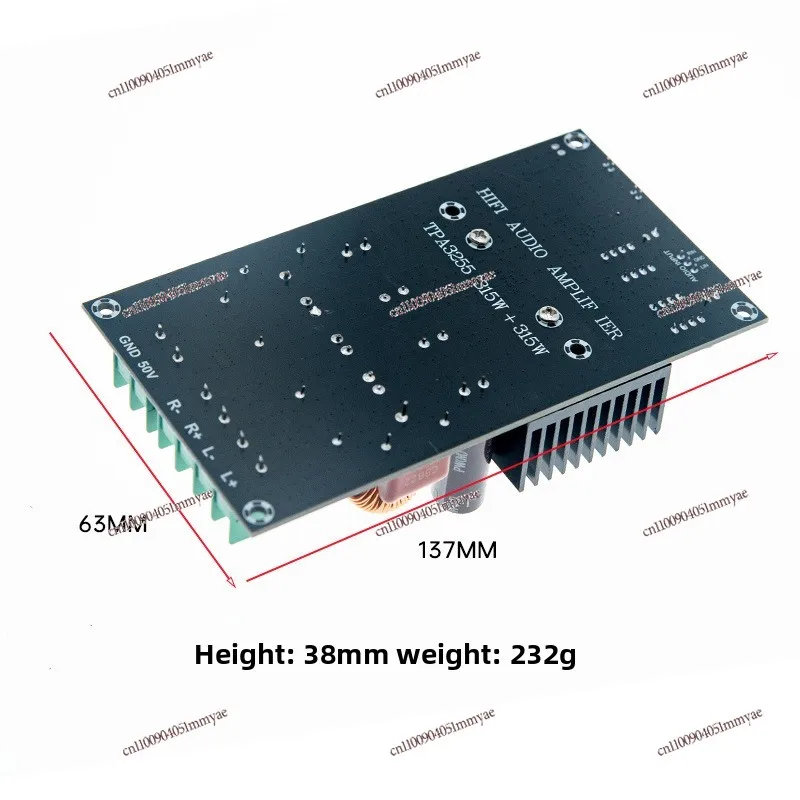 TPA3255 High Power Dual Channel 2 * 300W Power Amplifier Module Stereo Class D Fever HIFI Digital