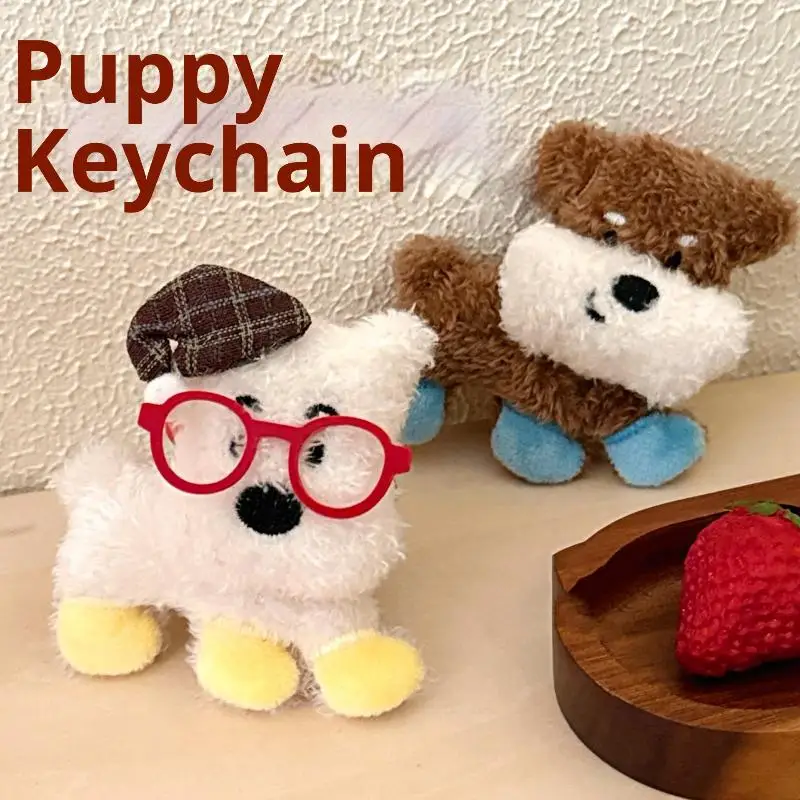 Pingente de Boneco de Pelúcia Criativo e Fofo, Charme para Chaveiro, Decoração para Mochila, Acessórios de Presente, Brinquedos de Pelúcia Kawaii